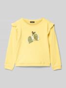 Sweatshirt met ribboorden