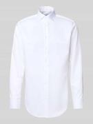 Regular fit zakelijk overhemd met knoopsluiting