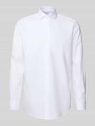 Regular fit zakelijk overhemd met knoopsluiting