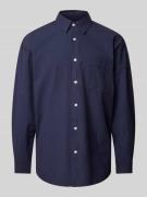 Oversized fit vrijetijdsoverhemd met borstzak, model 'ANDY'