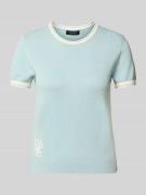 T-shirt in tricotlook