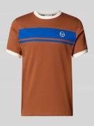 T-shirt met ribboorden