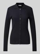 Regular fit jerseyblouse van katoenmix