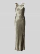 Maxi-jurk met cascadehals, model 'SELENE'