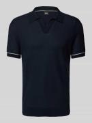 Poloshirt met V-hals, model 'Januluca'