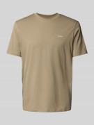 T-shirt met labelprint, model 'Dero'