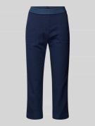 Slim fit joggingbroek met verkort model, model 'Sue'