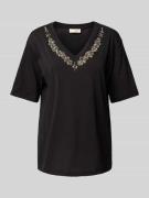 T-shirt met siersteentjes