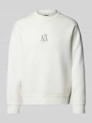 Sweatshirt met labelstitching