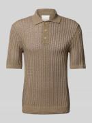 Poloshirt met structuurmotief, model 'JOEL'