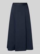 Midirok met plooien, model 'VIVIAN'