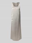 Midi-jurk in mouwloos design