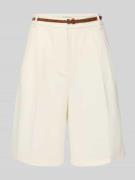 Bermuda met steekzakken en riem