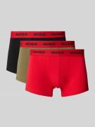 Boxershort met elastische band met logo in een set van 3 stuks