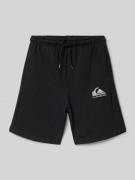 Regular fit sweatshorts met labelprint, model 'EASY DAY'