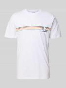 T-shirt met labelprint