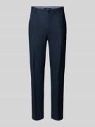 Pantalon van linnen met steekzakken, model 'Hank'