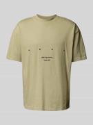 T-shirt met ronde hals, model 'Duwrite'