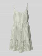 Loose fit jurk in A-lijn van puur viscose, model 'BUMPY'