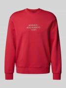 Sweatshirt met labelstitching