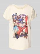 T-shirt met motiefprint