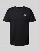 T-shirt met labelprint