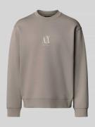 Sweatshirt met labelstitching