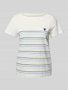 Regular fit T-shirt van puur katoen