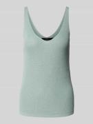 Regular fit tanktop in gebreide look, model 'NEWLEX'