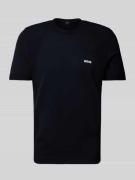 T-shirt met labelprint