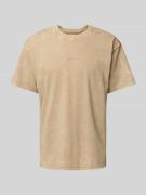 T-shirt met labelprint