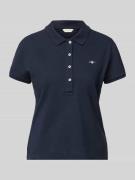 Poloshirt met labelstitching