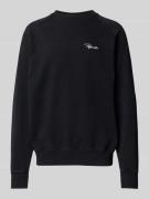 Sweatshirt met labelstitching