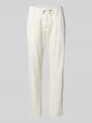 Relaxed fit chino met tunnelkoord