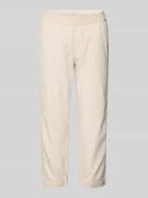 Slim fit joggingbroek met verkort model, model 'Sue'