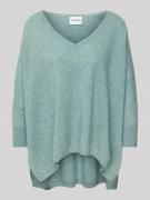 Oversized gebreide pullover met 3/4-mouwen, model 'MINIE'