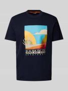 T-shirt met labelprint, model 'ARBIA'