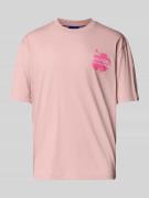 T-shirt met labelprint, model 'Nodiwop'
