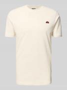 T-shirt met labeldetail