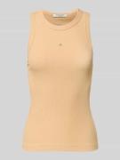 Tanktop met logostitching