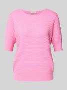 Gebreide pullover met 1/2-mouwen, model 'Dodo'