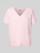 Regular fit T-shirt van puur katoen