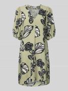 Mini-jurk met V-hals