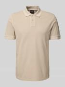 Slim fit poloshirt met labelprint, model 'Prime'
