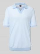 Poloshirt met V-hals, model 'Januluca'