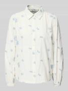 Regular fit overhemdblouse met ballonmouwen, model 'HASEL'