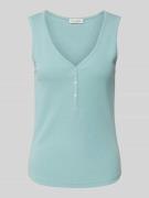 Slim fit tanktop van katoenmix
