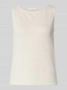 Gebreide top met ronde hals, model 'Ilonki'