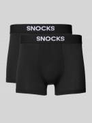 Boxershort met elastische band in een set van 2 stuks
