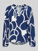 Regular fit blouse met tuniekkraag, model 'Jo44a'